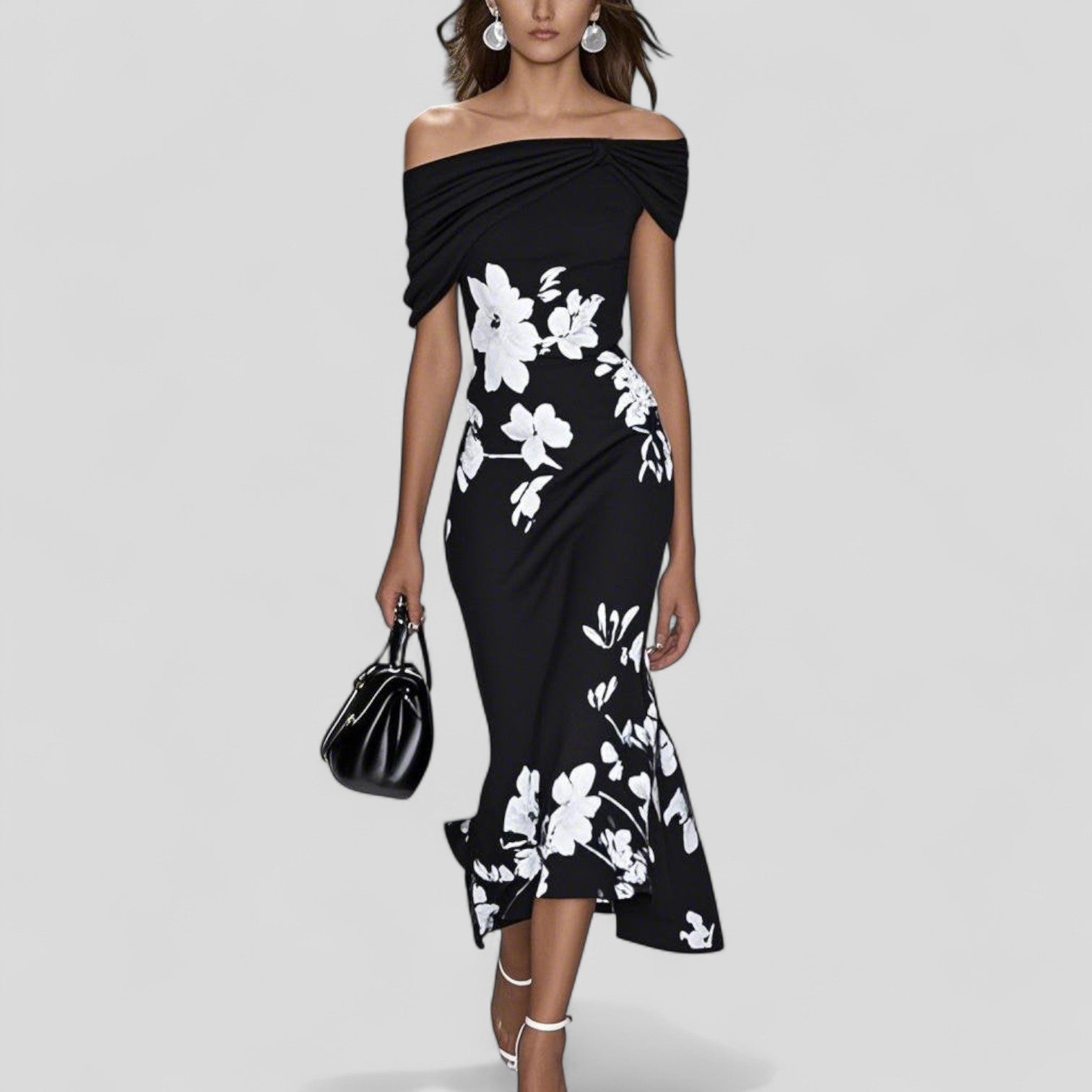 Lindsey | Elegant Midi Dress
