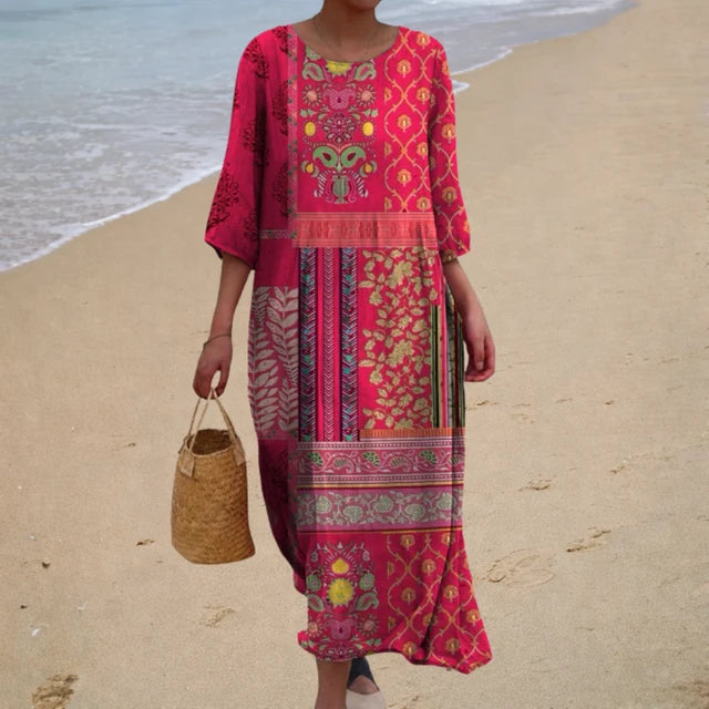 Solenne Relaxed Beach Maxi Dress