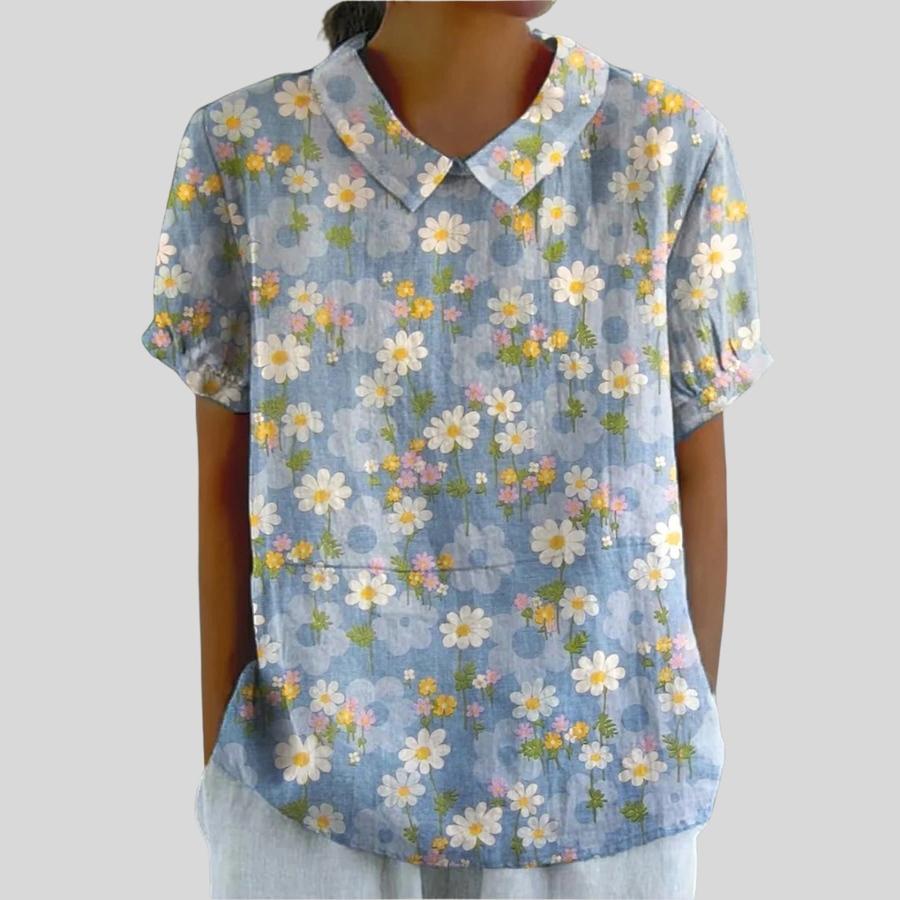 Sophie™ | Floral Polo Top