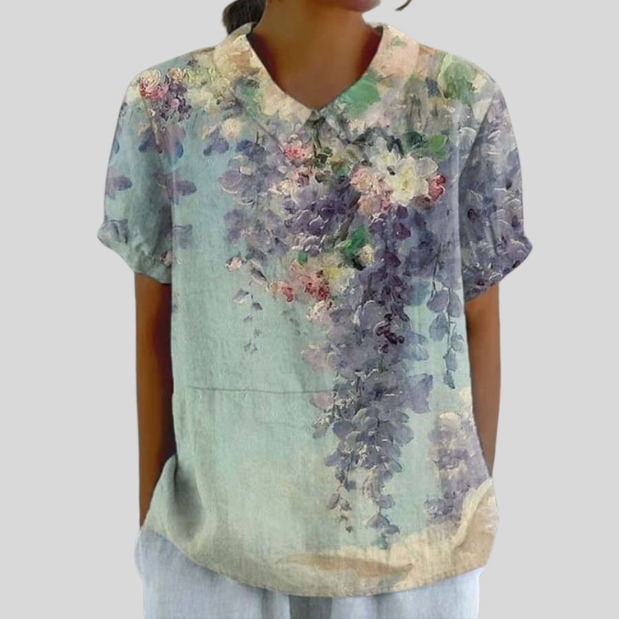 Amanda™ | Refined Floral Top