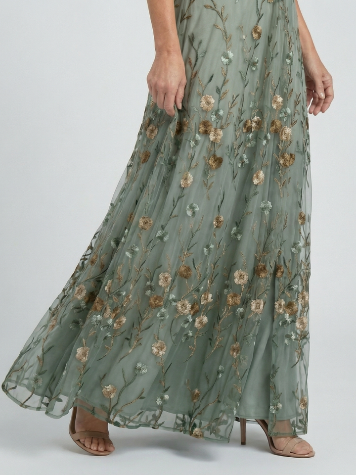 Selora™ Halter Bloom Flow Maxi Dress
