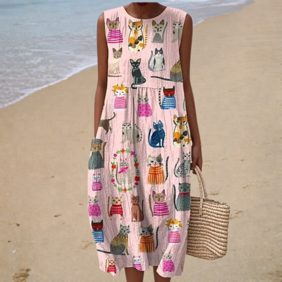 Sheila™ | Sleeveless Summer Dress
