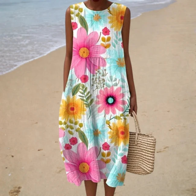 Solenne Relaxed Beach Maxi Dress