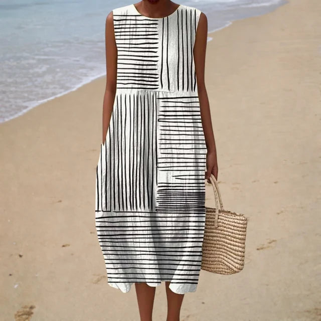 Solenne Relaxed Beach Maxi Dress