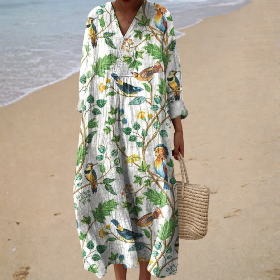 Pearl™ | Flowing Printed Summer Dress