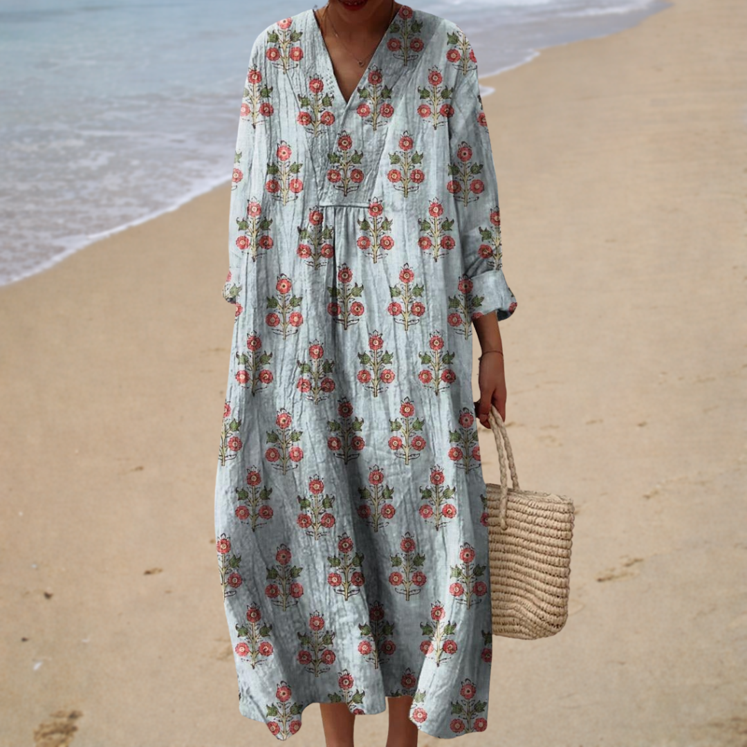 Selena™ | Fluttering Printed Dress