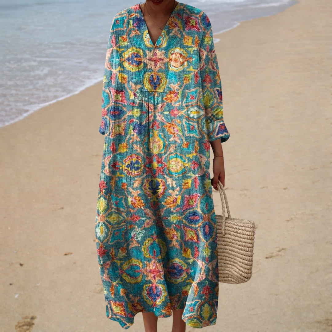 Penny™ | Fluttering Printed Summer Dress