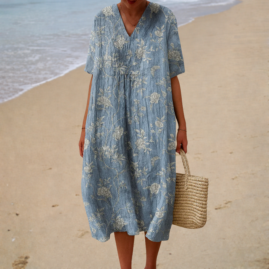 Jeanette™ | Printed Summer Dress