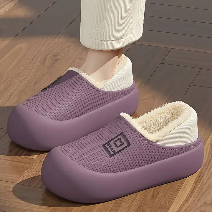 Monica Fleece-Lined Winter Slippers