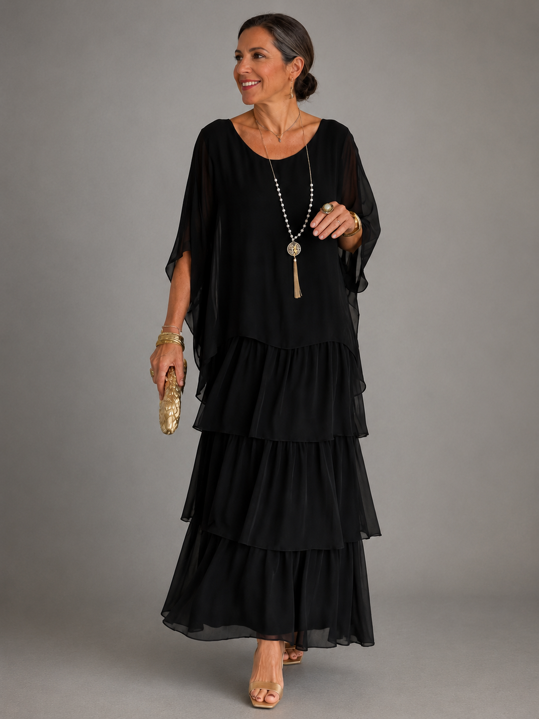 Chloe™ Elegant Flowing Maxi Dress