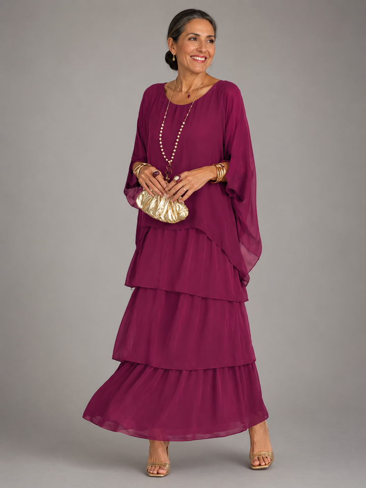Chloe™ Elegant Flowing Maxi Dress