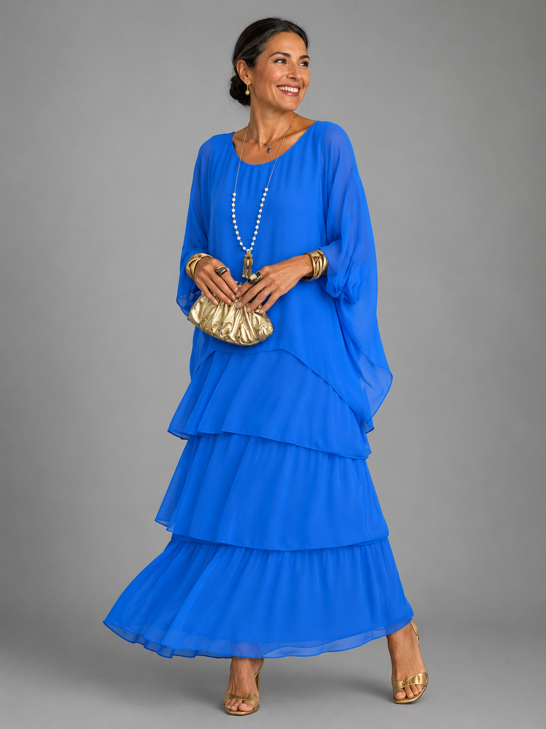 Chloe™ Elegant Flowing Maxi Dress