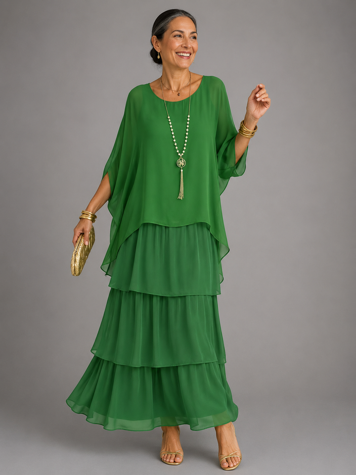 Chloe™ Elegant Flowing Maxi Dress