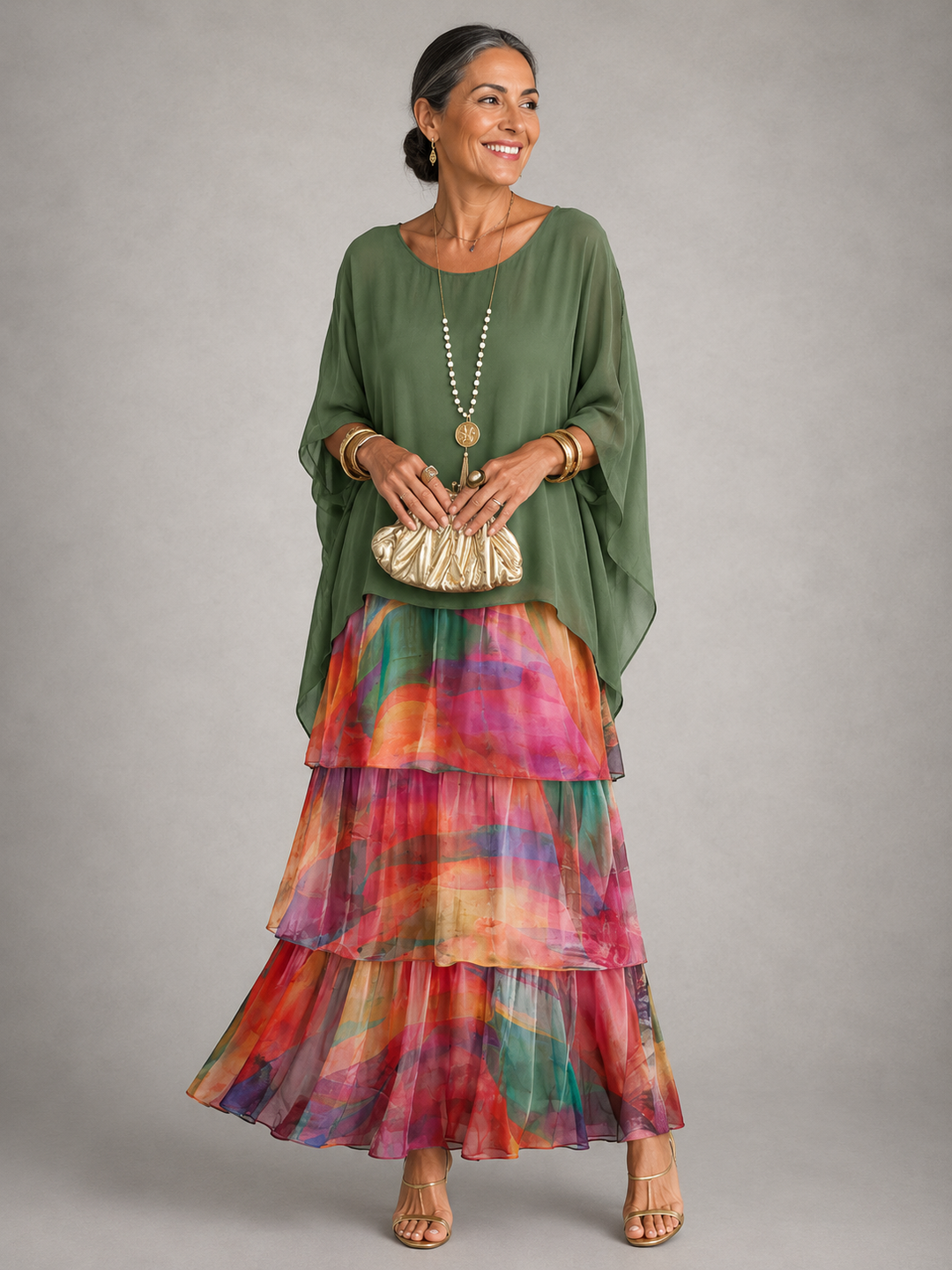 Chloe™ Elegant Flowing Maxi Dress