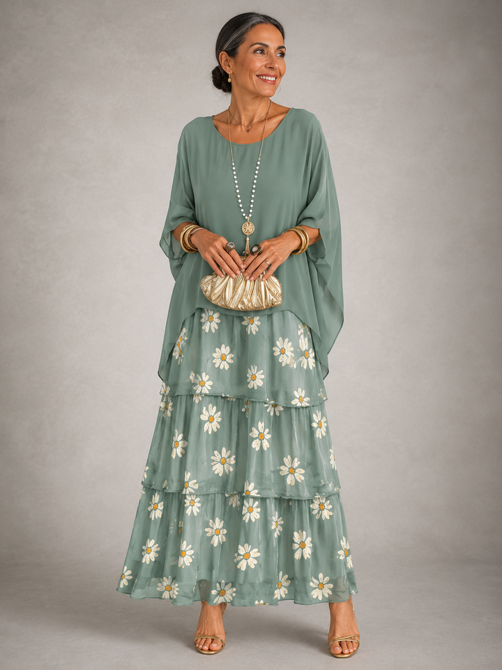 Chloe™ Elegant Flowing Maxi Dress