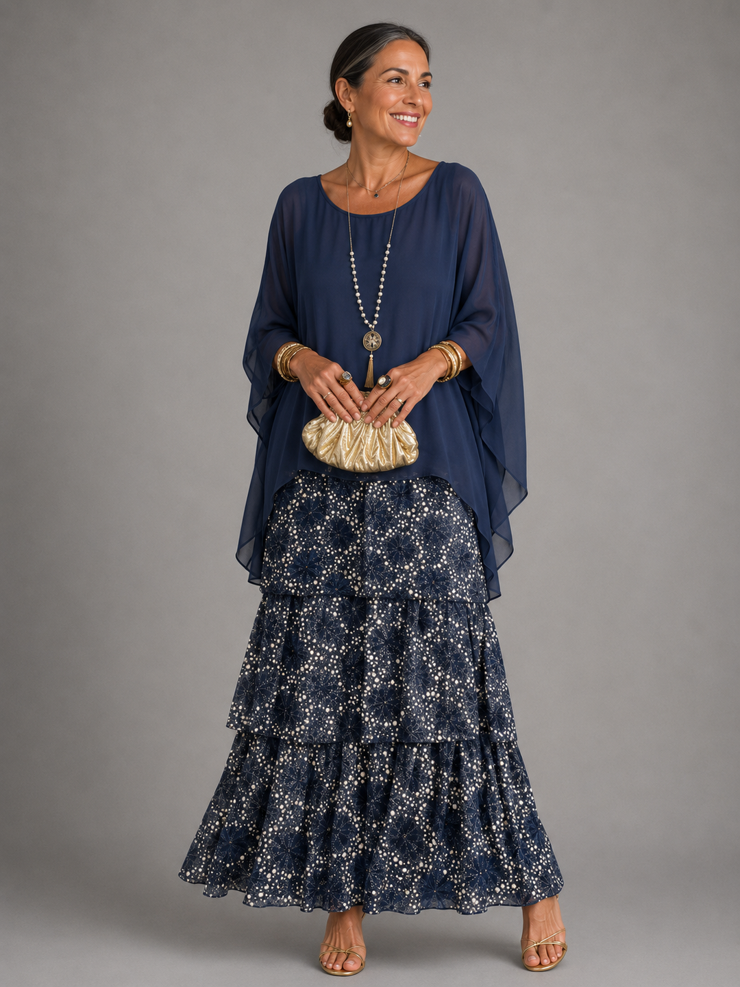 Chloe™ Elegant Flowing Maxi Dress
