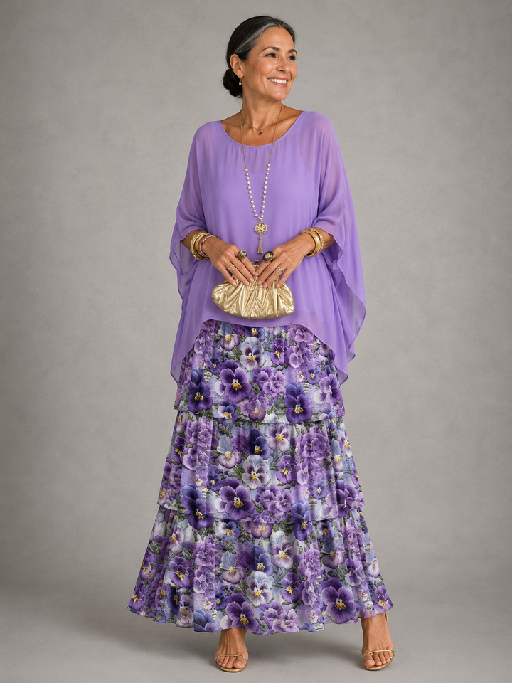 Chloe™ Elegant Flowing Maxi Dress