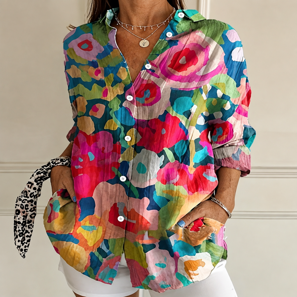 Playful Garden Blouse