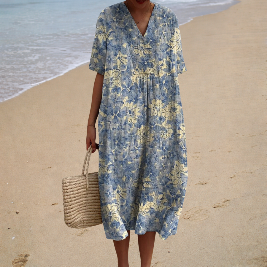 Naomi™ | Relaxed Printed Summer Dress