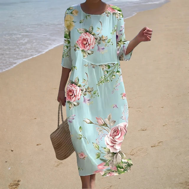 Solenne Relaxed Beach Maxi Dress