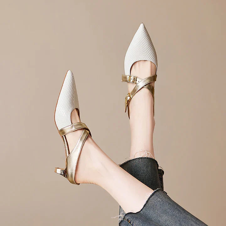 Zelle Genuine Leather Mules