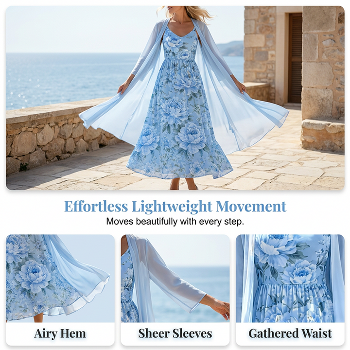 Tracey Two-Piece Floral Dress Set