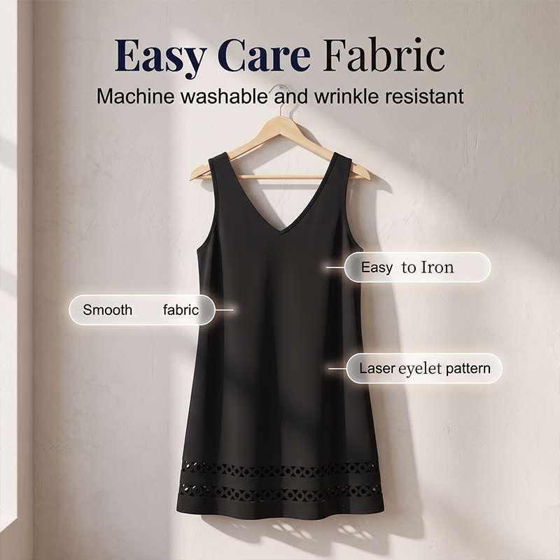 Women's Casual Sleeveless V-Neck Dress